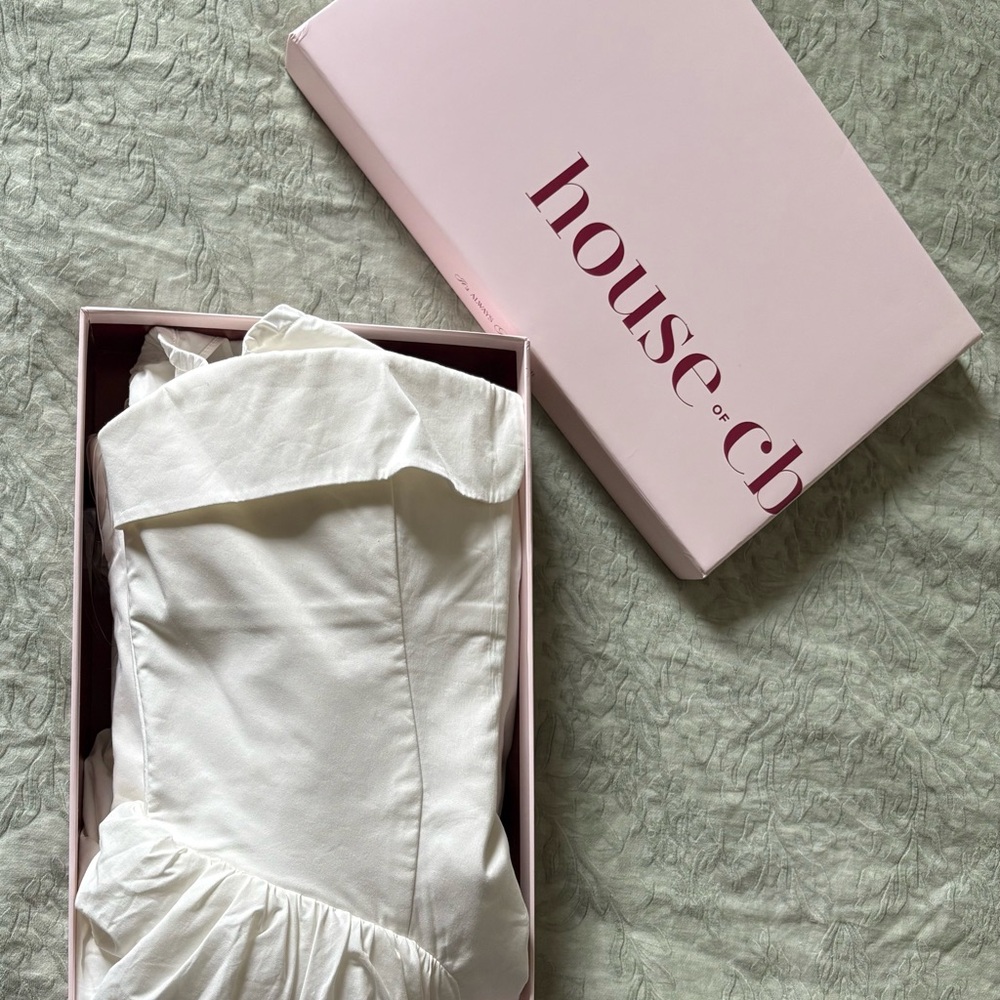 House of CB White Dress